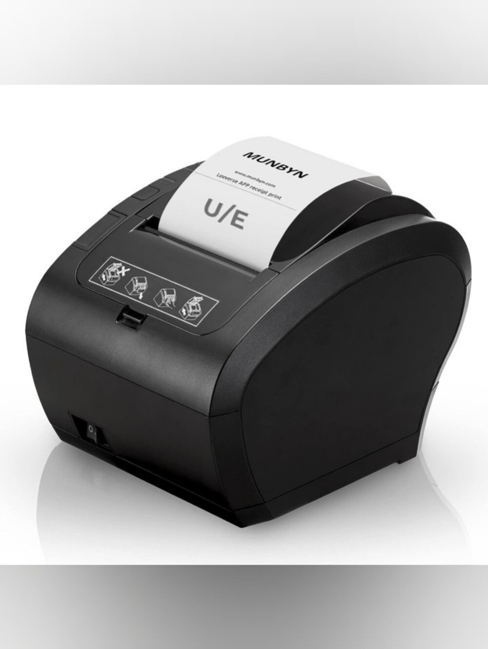 NIB MUNBYN POS Thermal Receipt Printer - Black